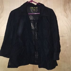 Linen Geometric blouse